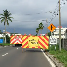 interrupções de vias em Araçatuba