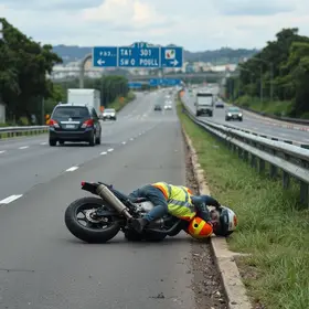 motociclista ferido