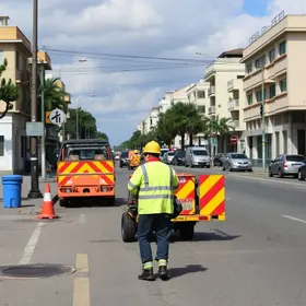 manutenção em avenidas