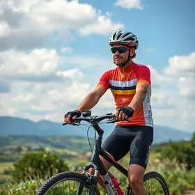 Ciclista que superou câncer