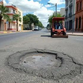 manutenção das ruas