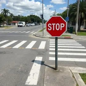 respeito à faixa de pedestres