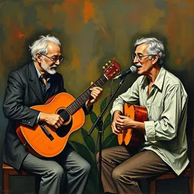 Raimundo Fagner e Michael Sullivan