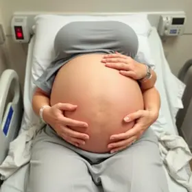 grávida de quase 7 meses dá à luz gêmeos antes de chegar ao hospital