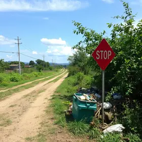 descarte irregular de entulho